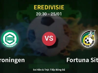 🔴 Trực Tiếp: Groningen 1-2 Fortuna Sittard – Link Xem Eredivisie (Full HD)