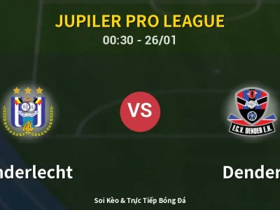 Kết Quả: Anderlecht 0-0 Dender – Highlight & Bàn Thắng | Jupiler Pro League