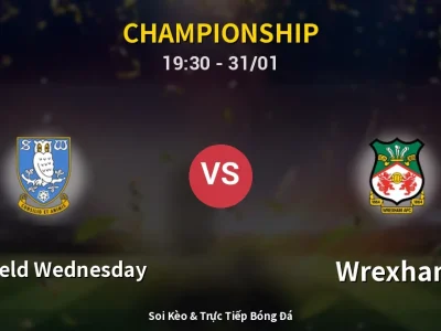 Kết Quả: Sheffield Wednesday 0-1 Wrexham – Highlight & Bàn Thắng | Championship