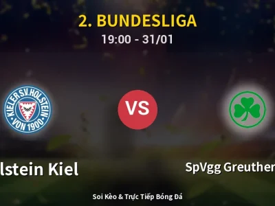 Kết Quả: Holstein Kiel 1-2 SpVgg Greuther Fürth – Highlight & Bàn Thắng | 2. Bundesliga
