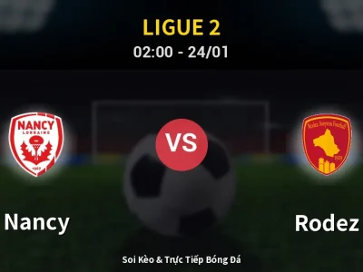 Kết Quả: Nancy 1-3 Rodez – Highlight & Bàn Thắng | Ligue 2