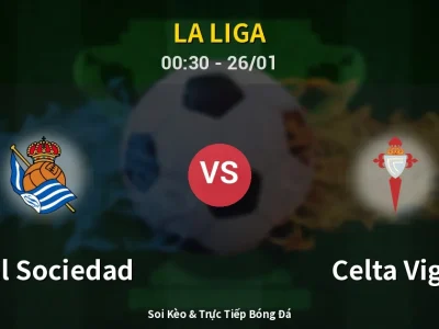 Kết Quả: Real Sociedad 3-1 Celta Vigo – Highlight & Bàn Thắng | La Liga