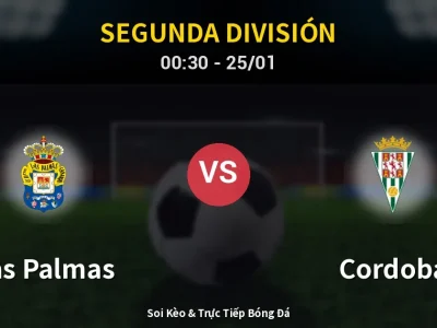 Kết Quả: Las Palmas 1-2 Cordoba – Highlight & Bàn Thắng | Segunda División