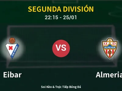 Soi Kèo Eibar vs Almeria – 22:15 25/01 | Nhận Định, Dự Đoán Tỷ Số