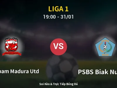 Kết Quả: Persepam Madura Utd 0-0 PSBS Biak Numfor – Highlight & Bàn Thắng | Liga 1