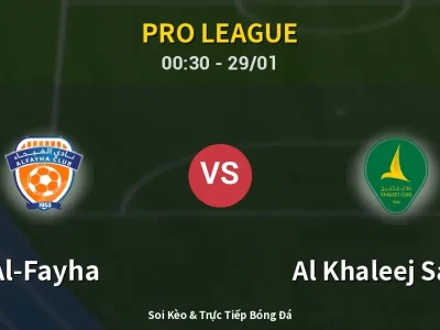 Kết Quả: Al-Fayha 3-1 Al Khaleej Saihat – Highlight & Bàn Thắng | Pro League