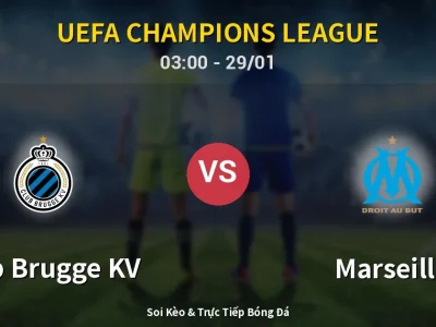 Kết Quả: Club Brugge KV 3-0 Marseille – Highlight & Bàn Thắng | UEFA Champions League
