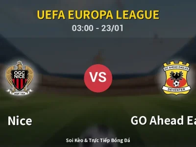 Kết Quả: Nice 3-1 GO Ahead Eagles – Highlight & Bàn Thắng | UEFA Europa League