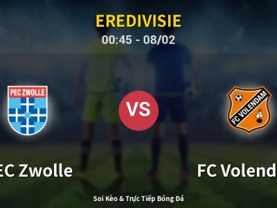 Kết Quả: PEC Zwolle 1-2 FC Volendam – Highlight & Bàn Thắng | Eredivisie