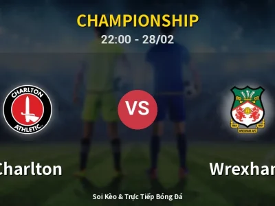 Soi Kèo Charlton vs Wrexham – 22:00 28/02 | Nhận Định, Dự Đoán Tỷ Số