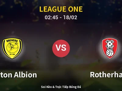 Kết Quả: Burton Albion 1-0 Rotherham – Highlight & Bàn Thắng | League One