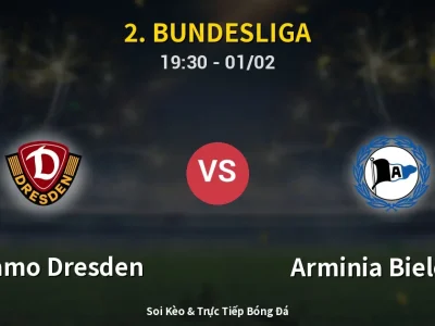 🔴 Trực Tiếp: Dynamo Dresden 1-0 Arminia Bielefeld – Link Xem 2. Bundesliga (Full HD)