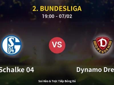 🔴 Trực Tiếp: FC Schalke 04 2-2 Dynamo Dresden – Link Xem 2. Bundesliga (Full HD)