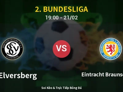 Kết Quả: SV Elversberg 3-1 Eintracht Braunschweig – Highlight & Bàn Thắng | 2. Bundesliga