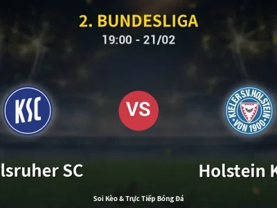 Kết Quả: Karlsruher SC 3-1 Holstein Kiel – Highlight & Bàn Thắng | 2. Bundesliga
