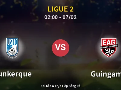 Kết Quả: Dunkerque 0-0 Guingamp – Highlight & Bàn Thắng | Ligue 2