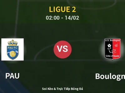 Kết Quả: PAU 1-2 Boulogne – Highlight & Bàn Thắng | Ligue 2