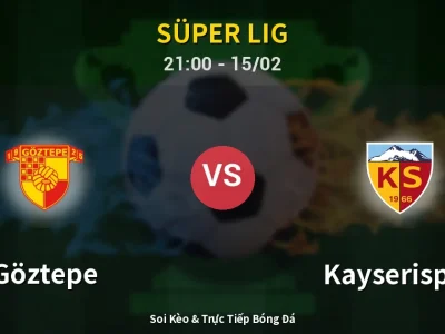 🔴 Trực Tiếp: Göztepe 0-0 Kayserispor – Link Xem Süper Lig (Full HD)
