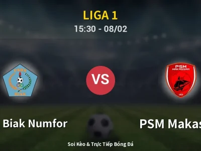 Kết Quả: PSBS Biak Numfor 1-2 PSM Makassar – Highlight & Bàn Thắng | Liga 1
