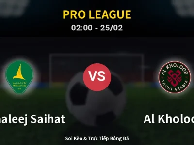 Kết Quả: Al Khaleej Saihat 2-3 Al Kholood – Highlight & Bàn Thắng | Pro League