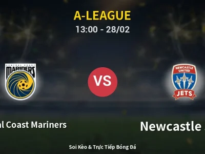 Kết Quả: Central Coast Mariners 0-0 Newcastle Jets – Highlight & Bàn Thắng | A-League