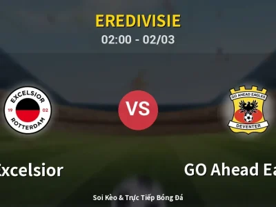 Kết Quả: Excelsior 0-1 GO Ahead Eagles – Highlight & Bàn Thắng | Eredivisie