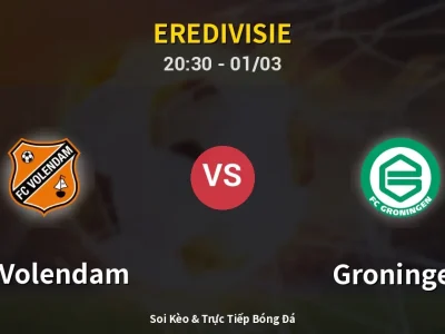 Kết Quả: FC Volendam 3-2 Groningen – Highlight & Bàn Thắng | Eredivisie