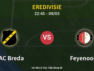 Soi Kèo NAC Breda vs Feyenoord – 22:45 08/03 | Nhận Định, Dự Đoán Tỷ Số
