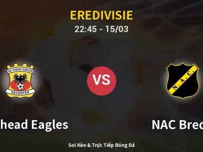 Soi Kèo GO Ahead Eagles vs NAC Breda – 22:45 15/03 | Nhận Định, Dự Đoán Tỷ Số