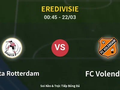 Kết Quả: Sparta Rotterdam 2-0 FC Volendam – Highlight & Bàn Thắng | Eredivisie