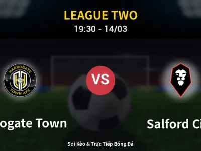 Kết Quả: Harrogate Town 0-1 Salford City – Highlight & Bàn Thắng | League Two