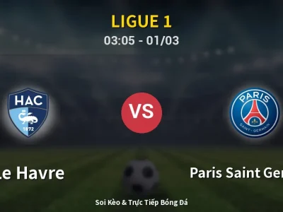 Kết Quả: Le Havre 0-1 Paris Saint Germain – Highlight & Bàn Thắng | Ligue 1