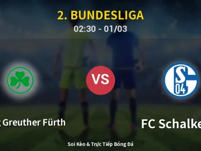 Kết Quả: SpVgg Greuther Fürth 1-1 FC Schalke 04 – Highlight & Bàn Thắng | 2. Bundesliga