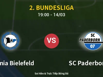 Kết Quả: Arminia Bielefeld 2-2 SC Paderborn 07 – Highlight & Bàn Thắng | 2. Bundesliga