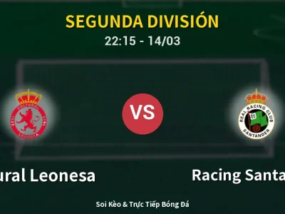 🔴 Trực Tiếp: Cultural Leonesa 0-0 Racing Santander – Link Xem Segunda División (Full HD)