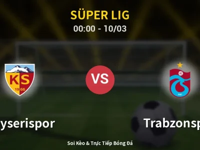 Kết Quả: Kayserispor 1-3 Trabzonspor – Highlight & Bàn Thắng | Süper Lig