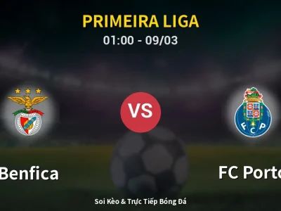 Kết Quả: Benfica 2-2 FC Porto – Highlight & Bàn Thắng | Primeira Liga