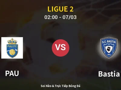 Kết Quả: PAU 2-2 Bastia – Highlight & Bàn Thắng | Ligue 2