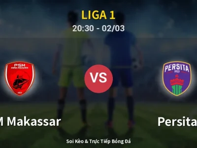 Kết Quả: PSM Makassar 2-4 Persita – Highlight & Bàn Thắng | Liga 1