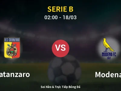 Soi Kèo Catanzaro vs Modena – 02:00 18/03 | Nhận Định, Dự Đoán Tỷ Số