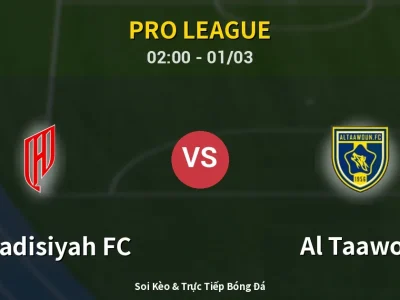 Kết Quả: Al-Qadisiyah FC 1-1 Al Taawon – Highlight & Bàn Thắng | Pro League