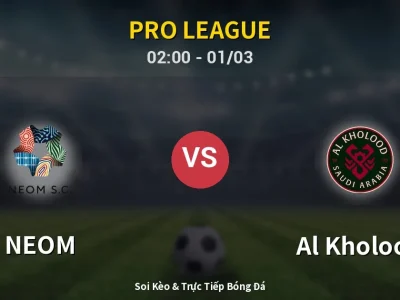 Kết Quả: NEOM 1-2 Al Kholood – Highlight & Bàn Thắng | Pro League