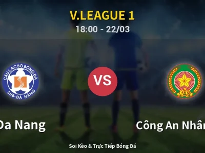 Soi Kèo Da Nang vs Công An Nhân Dân – 18:00 22/03 | Nhận Định, Dự Đoán Tỷ Số