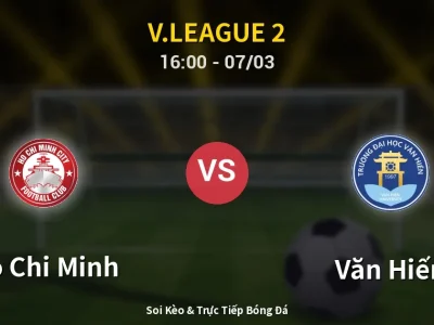 Kết Quả: Ho Chi Minh 0-0 Văn Hiến – Highlight & Bàn Thắng | V.League 2