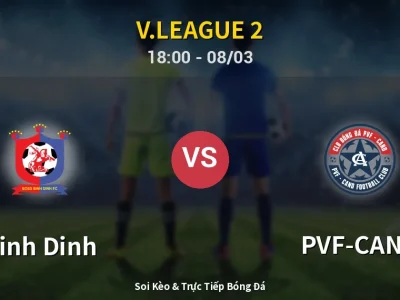 Kết Quả: Binh Dinh 2-0 PVF-CAND – Highlight & Bàn Thắng | V.League 2