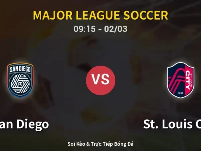 Kết Quả: San Diego 2-0 St. Louis City – Highlight & Bàn Thắng | Major League Soccer