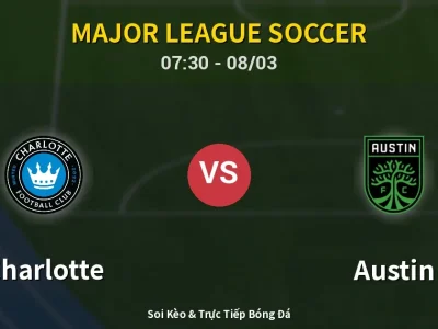 Kết Quả: Charlotte 3-1 Austin – Highlight & Bàn Thắng | Major League Soccer