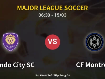 Kết Quả: Orlando City SC 2-1 CF Montreal – Highlight & Bàn Thắng | Major League Soccer