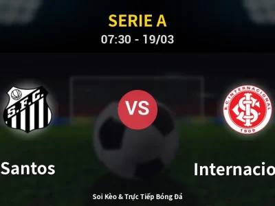 Kết Quả: Santos 1-2 Internacional – Highlight & Bàn Thắng | Serie A