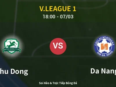 Kết Quả: Phu Dong 1-1 Da Nang – Highlight & Bàn Thắng | V.League 1